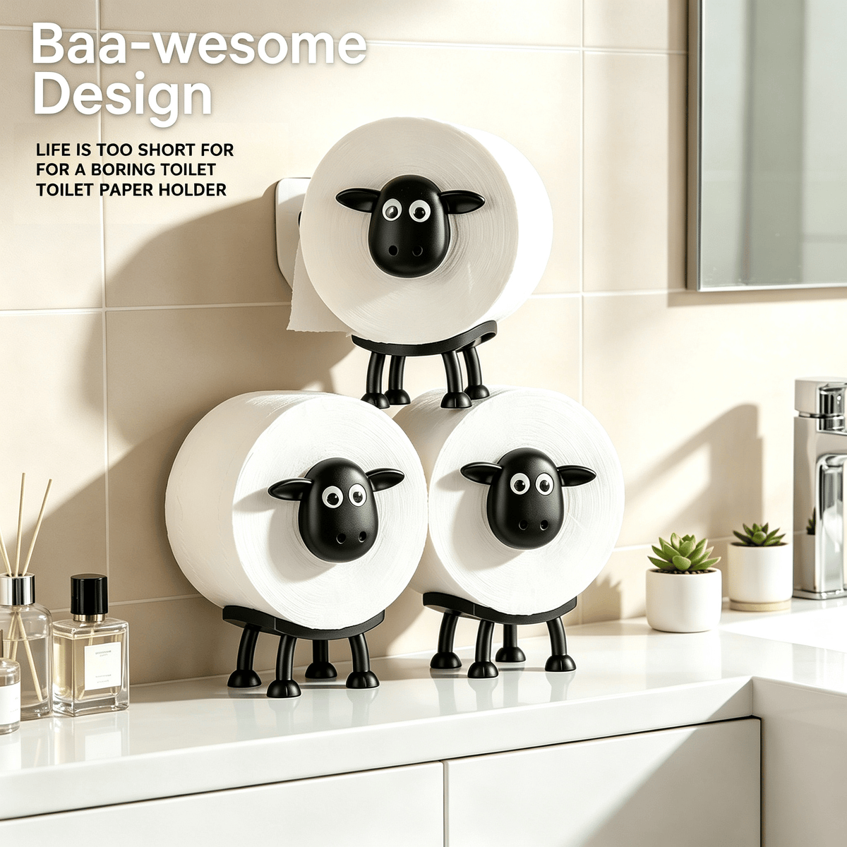 🐑🐑 Sheep Toilet Roll Holder🎁