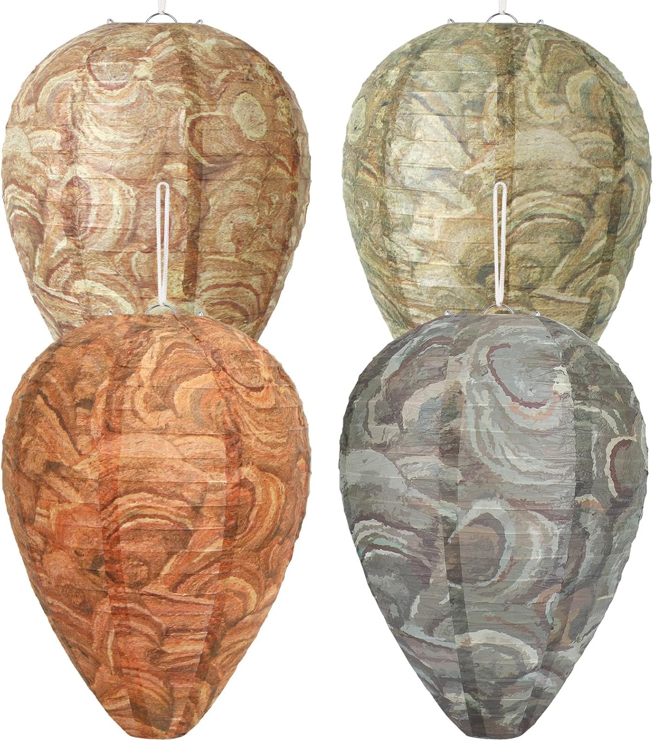 Brown, Red-Brown, Olive, Dark Green
