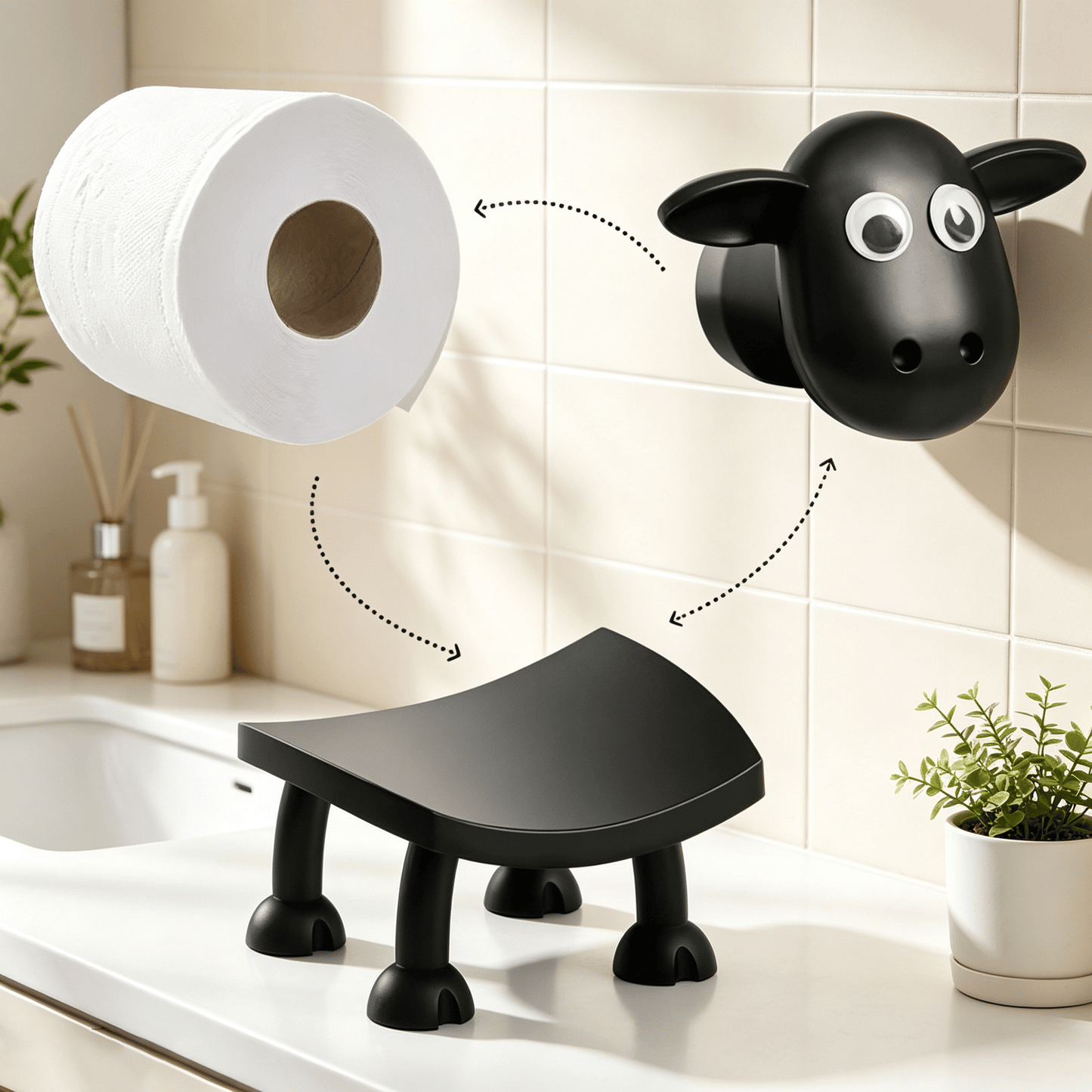 🐑🐑 Sheep Toilet Roll Holder🎁