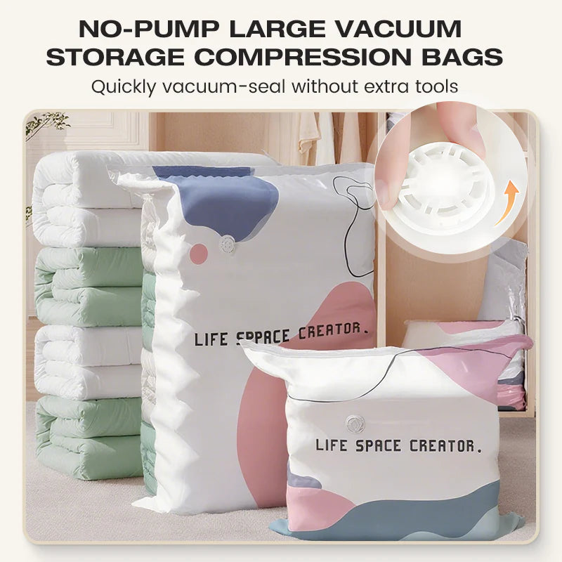 🌸Last Day Buy 5 Get 5 Free💗No-Pump 3D Vacuum Storage Bags