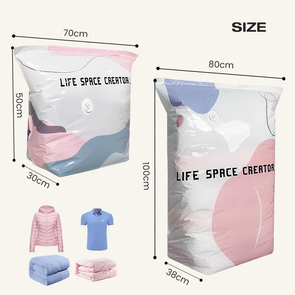 🌸Last Day Buy 5 Get 5 Free💗No-Pump 3D Vacuum Storage Bags